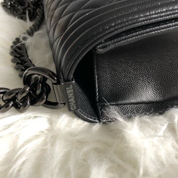 🚫SOLD🚫Rare Chanel So Black Boy Bag - Picture 3 of 8